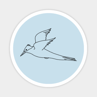 Flying Birdie Magnet